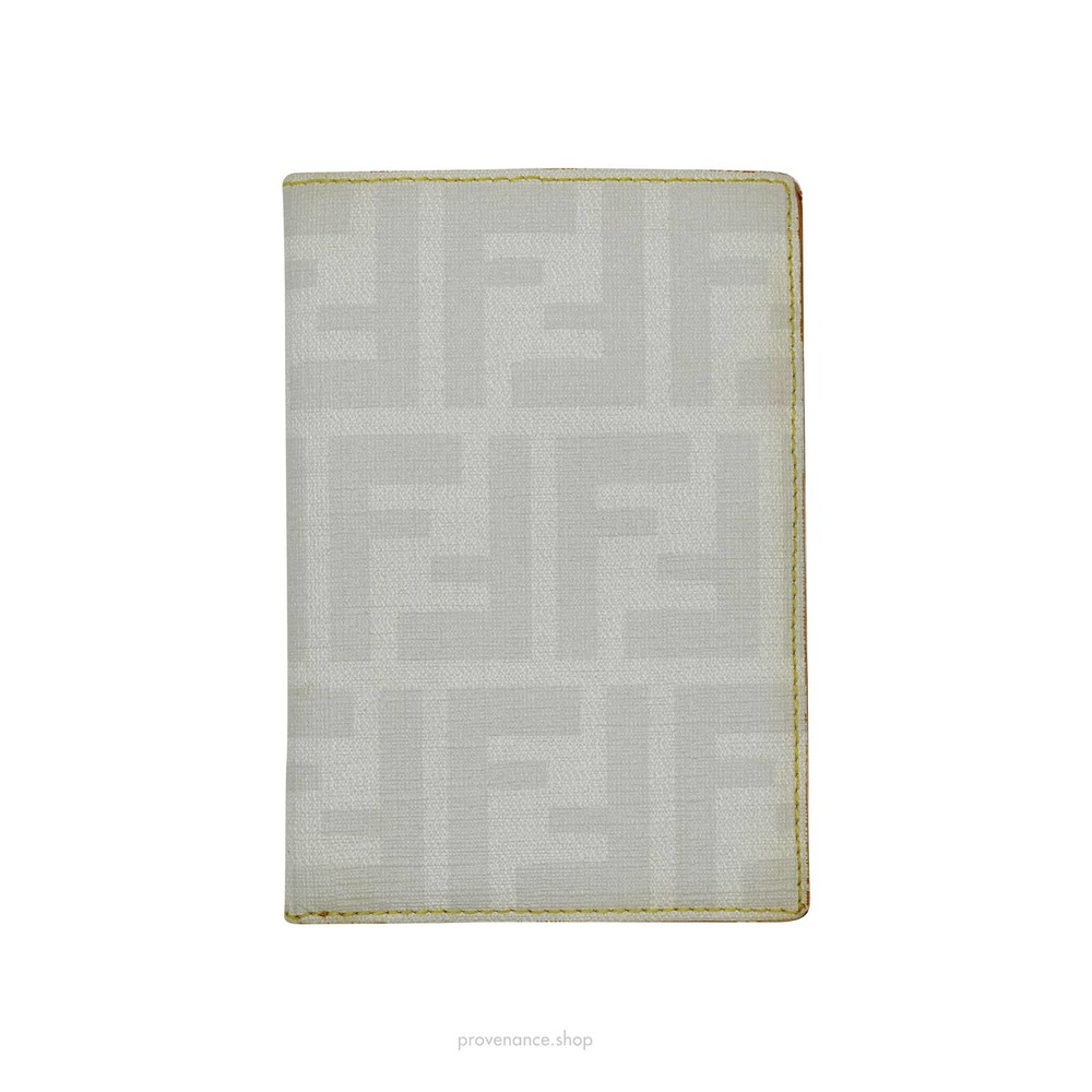 🔴 Tall Snap Wallet - White FF Zucca